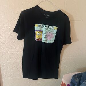 Nickelodeon Black SpongeBob License Tee